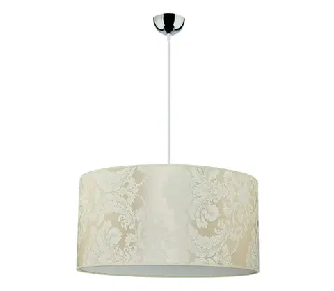 Svietidlá  - Luster na lanku ALTO 1xE27/40W/230V pr. 45 cm béžová 8278