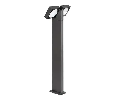 LED osvetlenie Rabalux 77102 - LED Vonkajšia lampa TELDE 2xLED/7W/230V IP54 antracit 77102
