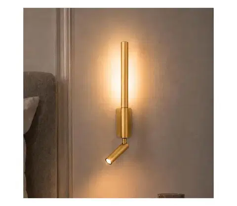 Svietidlá BRILAGI - LED nástenné bodové svietidlo VIXON LED/3W/230V + LED/5W zlaté CRI 90 BRI974