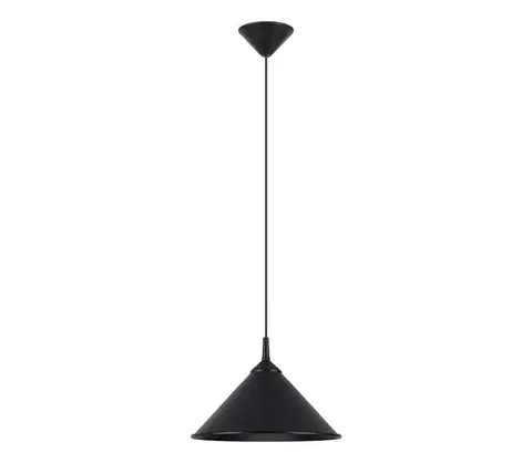 Svietidlá  SL.1326 - Luster na lanku ZUMA 1xE27/15W/230V pr. 30 cm čierna SL.1326