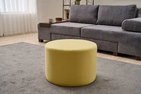 Taburety a podnožky Puf Likya - Yellow