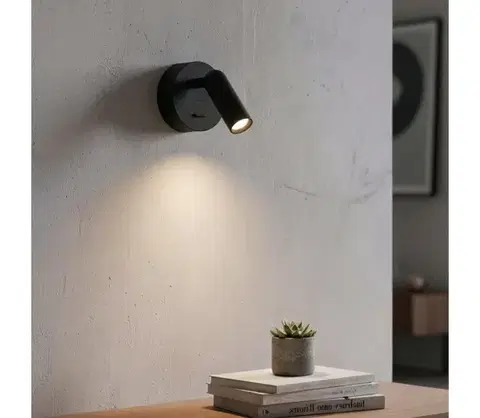 Svietidlá Ideal Lux - LED Nástenné bodové svietidlo BEAN LED/3W/230V CRI 90 čierna 260617