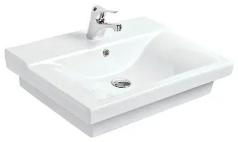 Umývadlá OLSEN SPA - Nábytkové umývadlo FANTASIA - Rozmer A - 106 cm, Rozmer B - 50.4 cm OLKGFA32ELV01