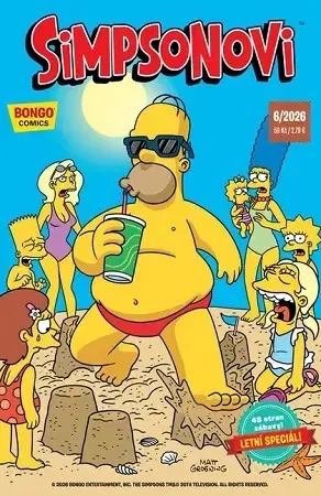 Komiksy Simpsonovi 6/2026 - Kolektív autorov