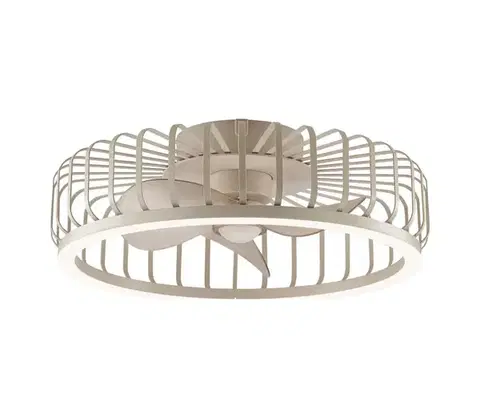 Ventilátory Brilliant - LED Stropné svietidlo s látorom CAPO LED/36W/230V béžové + DO G80920/09