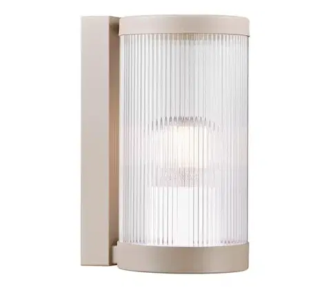 Svietidlá Nordlux - Vonkajšie nástenné svietidlo COUPAR 1xE27/25W/230V IP54 béžová 2218061008