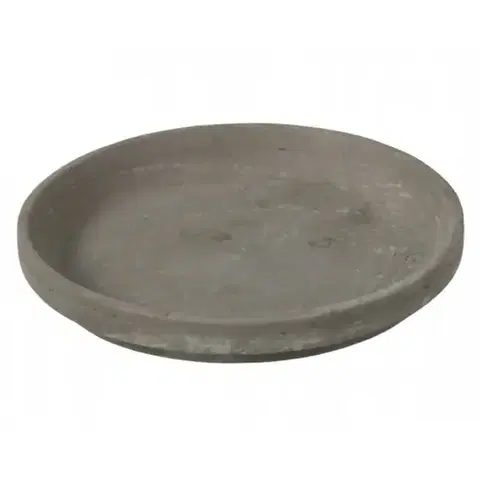 Záhrada Podmiska pod kvetináč Klasik Basalt keramická 9 cm