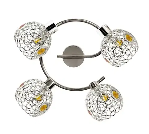 Stropná svetla Stropná bodová lampa ARON 4xG9 Candellux