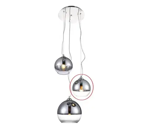 Lampy Azzardo - Náhradné sklo k lustru BALL - malé pr. 18 cm 8590828235767