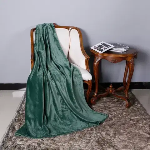 Jednofarebné deky Deka Laguna 130x170 zelená