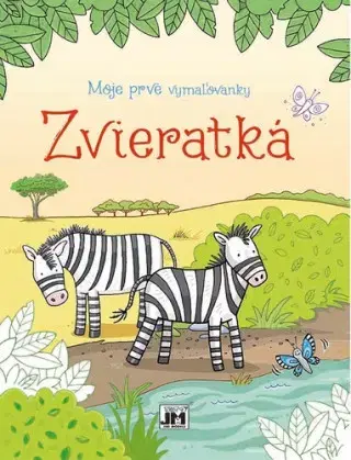 Nalepovačky, vystrihovačky, skladačky Moje prvé vymaľovanky - Zvieratká