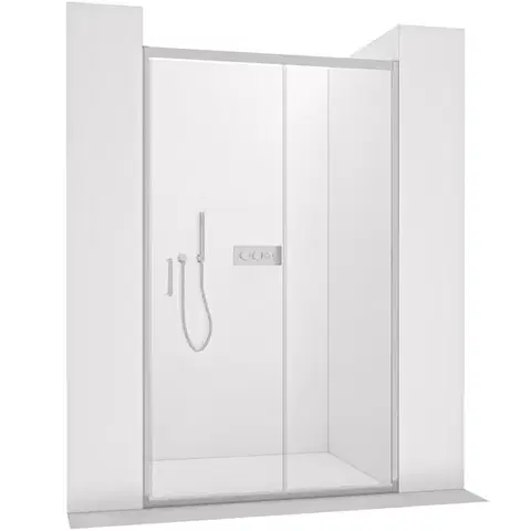 Sprchovacie kúty CERANO - Sprchové posuvné dvere Orlano L/P - 5 mm - chróm, transparentné sklo - 80x195 CER-8050BD74894