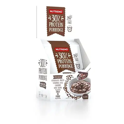 Cereálie a müsli Proteinová ovsená kaša Nutrend Protein Porridge 5x50g čokoláda