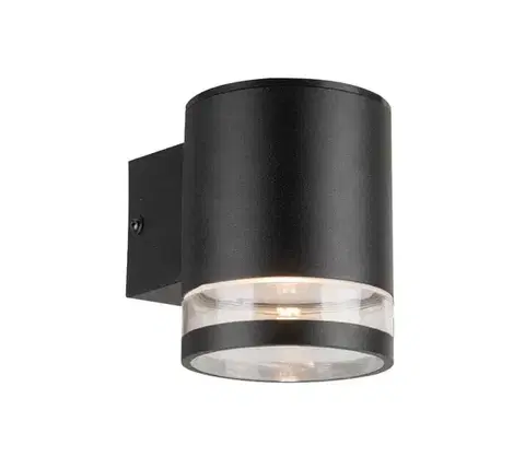 Svietidlá  LED vonkajšie solárne nástenné svietidlo so senzorom LED/1W/3,7V 3000K IP54 čier 10399