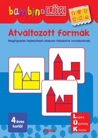 Príprava do školy, pracovné zošity Átváltozott formák