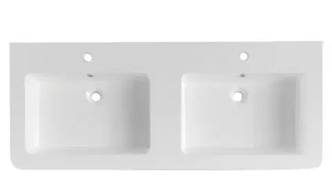 Umývadlá Nábytkové dvojumývadlo Naturel Pavia 120x49 cm dva otvory pre batériu PA12049 PA12049