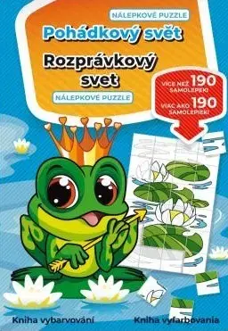 Nalepovačky, vystrihovačky, skladačky Pohádkový svět / Rozprávkový svet - Nálepkové puzzle