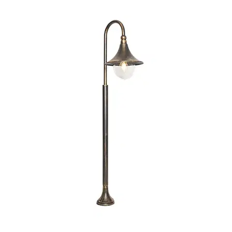 Vonkajšie svietidlá Klasická vonkajšia lampa antické zlato 125 cm IP44 - Daphne