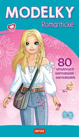 Nalepovačky, vystrihovačky, skladačky Modelky romantické (CZ/SK vydanie)