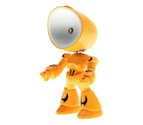 Lampy Bohemia-Design LED stolná lampa LED/0,06W/3xLR41 robot žltá HERO-Y