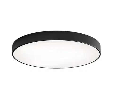 Svietidlá  Stropné svietidlo s pohybovým senzorom CLEO 6xE27/24W/230V, priemer 80 cm, čierne 5907623622037
