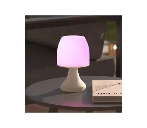 Lampy Atmosphera - LED RGB vonkajšia stolová lampa DOKK LED/3xAAA 19,5 cm IP44 116157A