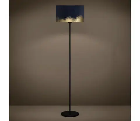 Lampy Eglo 39976 - Stojacia lampa CASUARITA 1xE27/40W/230V modrá/zlatá 39976