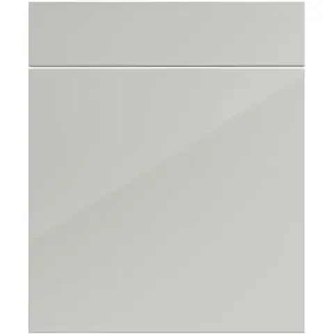 Dvierka a čelá zásuviek pre kuchynske skrinky Kuchynská predná časť D60s1(L/P) L9 K900 Bianco Hg Griii