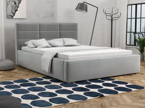 Manželské postele ZORRO čalúnená manželská posteľ Bluvel 10 180 x 200