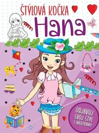 Nalepovačky, vystrihovačky, skladačky Štýlová kočka - Hana