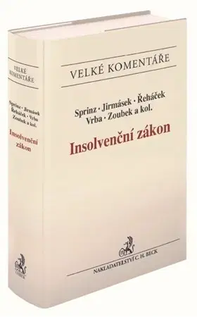 Právo ČR Insolvenční zákon - Kolektív autorov