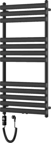 Radiátory do kúpeľne MEXEN/S - Jowisz radiátor + vykurovacia tyč 1200 x 600 mm, 600 W, čierna W107-1200-600-2600-70