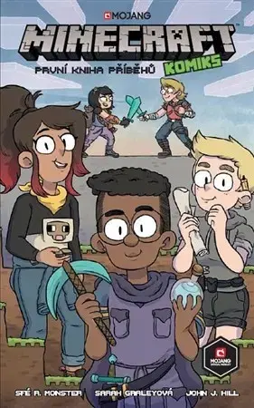 Komiksy Minecraft komiks: První kniha příběhů - Sfé R. Monster,Sarah Graley