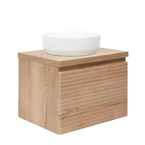 Kúpeľňový nábytok Kúpeľňová skrinka pod umývadlo Naturel Savona 58x43x44, 8 cm dub halifax mat SAVONA60DHD SAVONA60DHD