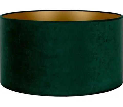 Lampy  - Tienidlo univerzálne VELVET E27 pr. 35 cm zelená/zlatá 82474