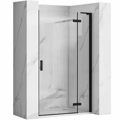 Sprchovacie kúty REA/S - Sprchové Dvere Hugo 90 Black KPL-45207