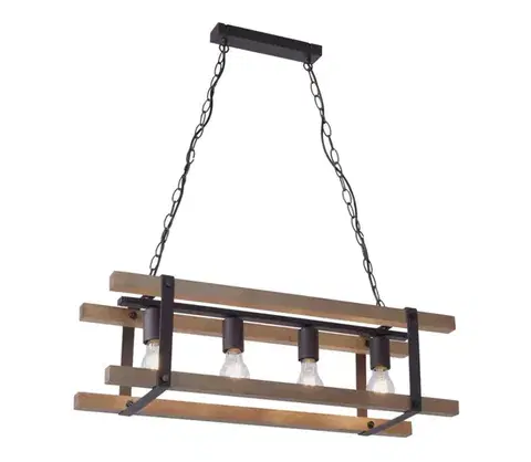 Svietidlá Leuchten Direkt 15684-79 - Luster na reťazi EDITH 4xE27/60W/230V 15684-79