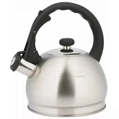 Čajníky Kinekus Čajník nerezový, 1,8L, Kinghoff, strieborný
