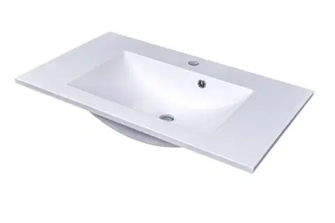 Sanitárna keramika CEDERIKA - SLIM 75 umývadlo z liateho mramoru - BIELE CA.05477