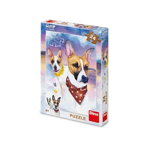Do 49 dielikov Dino Toys Puzzle Gump: Sme dvojka 24 Dino