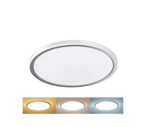 Svietidlá  WO826-LED Kúpeľňové stropné svietidlo ACATE 24W/230V 3000/4000/6000K pr.29,3cm IP54 WO826
