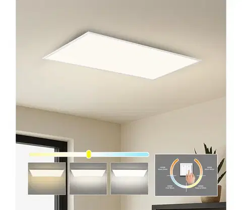 Svietidlá BRILAGI - SLIMFRAME stropné LED svietidlo/80W/230V 120x60 cm 3000/4000/6000K biele BRI775