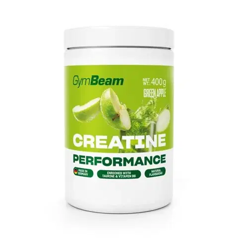 Kreatín Monohydrát GymBeam Creatine monohydrate+ zelené jablko