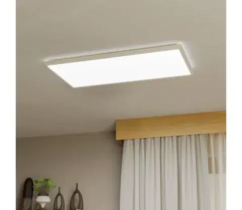 Svietidlá Eglo 901453 -LED Kúpeľňové stropné svietidlo ROVITO 17,2W/230V 30x57cm IP44 biela 901453