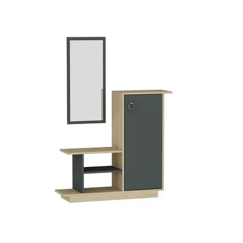 Nemý sluha Predsieňová zostava Asia Oak and Anthracite