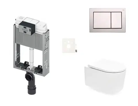 Záchody Závesný WC set na zamurovanie SAT SIKOTZTOR72CR SIKOTZTOR72CR