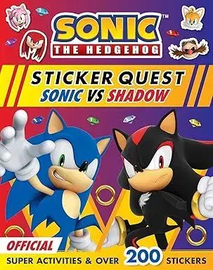 Pre deti a mládež - ostatné Sonic the Hedgehog Sticker Quest: Sonic vs Shadow