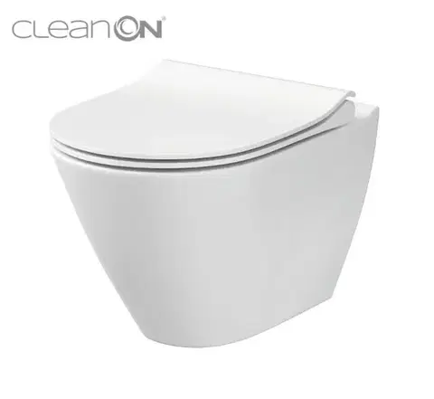 Záchody CERSANIT - WC MISA CITY OVAL NEW CLEANON K35-025
