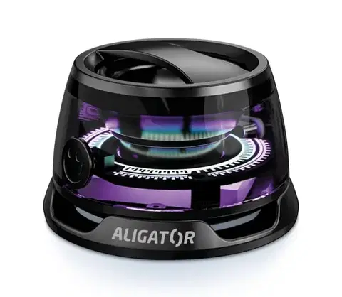 Predlžovacie káble Aligator ABSMB01 - Magnetický reproduktor Mini Beat pre MagSafe, 400 mAh, čierna ABSMB01