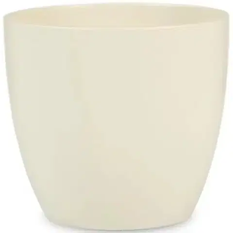 Záhrada Keramický obal na kvetináč Scheurich 920, ø25cm, krémová